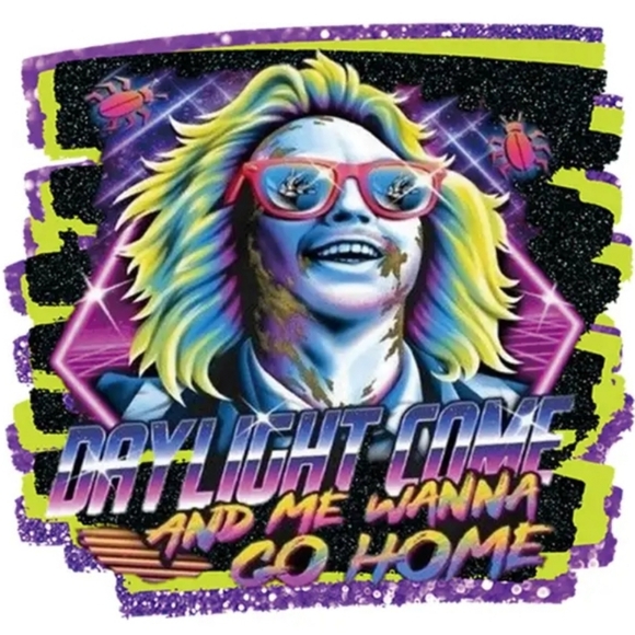 Hand Crafted Other - Beetlejuice Handmade Tee